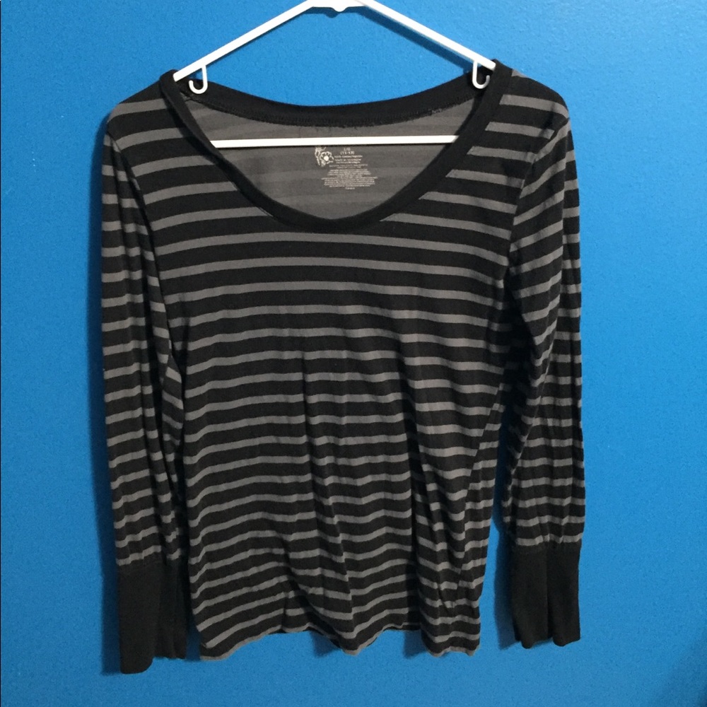 Black and grey shirt